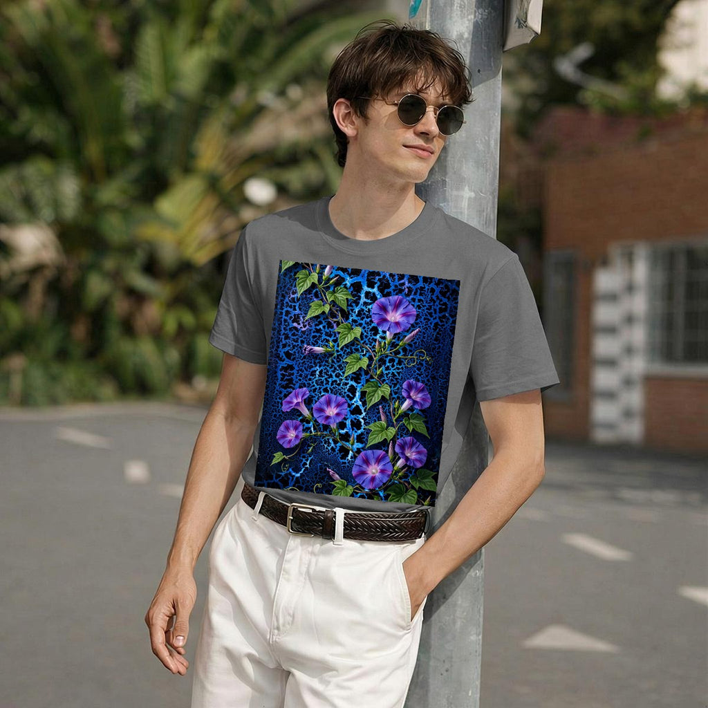 Cobalt Bloom (AI-Assisted Remix) — Bloom Remix Men's Classic Tee