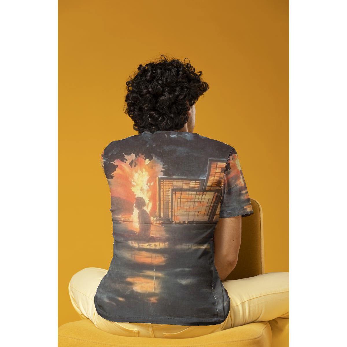 Cityscape Sunset — All-Over Print Tee