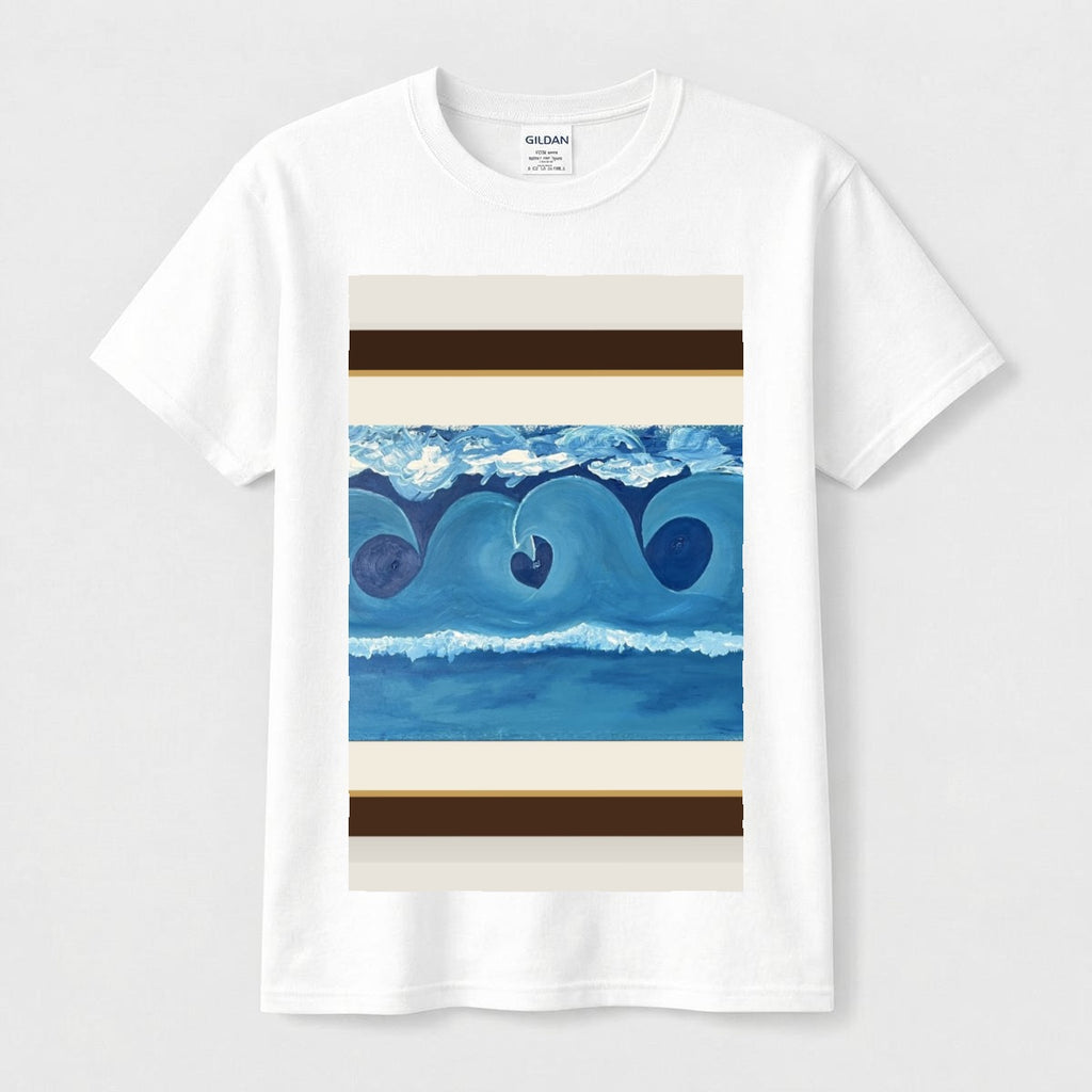 Heart Wave — Gallery Framed Classic Tee