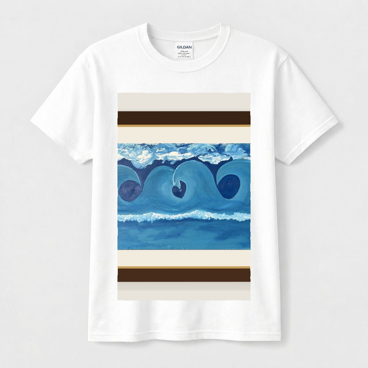 Heart Wave — Gallery Framed Classic Tee