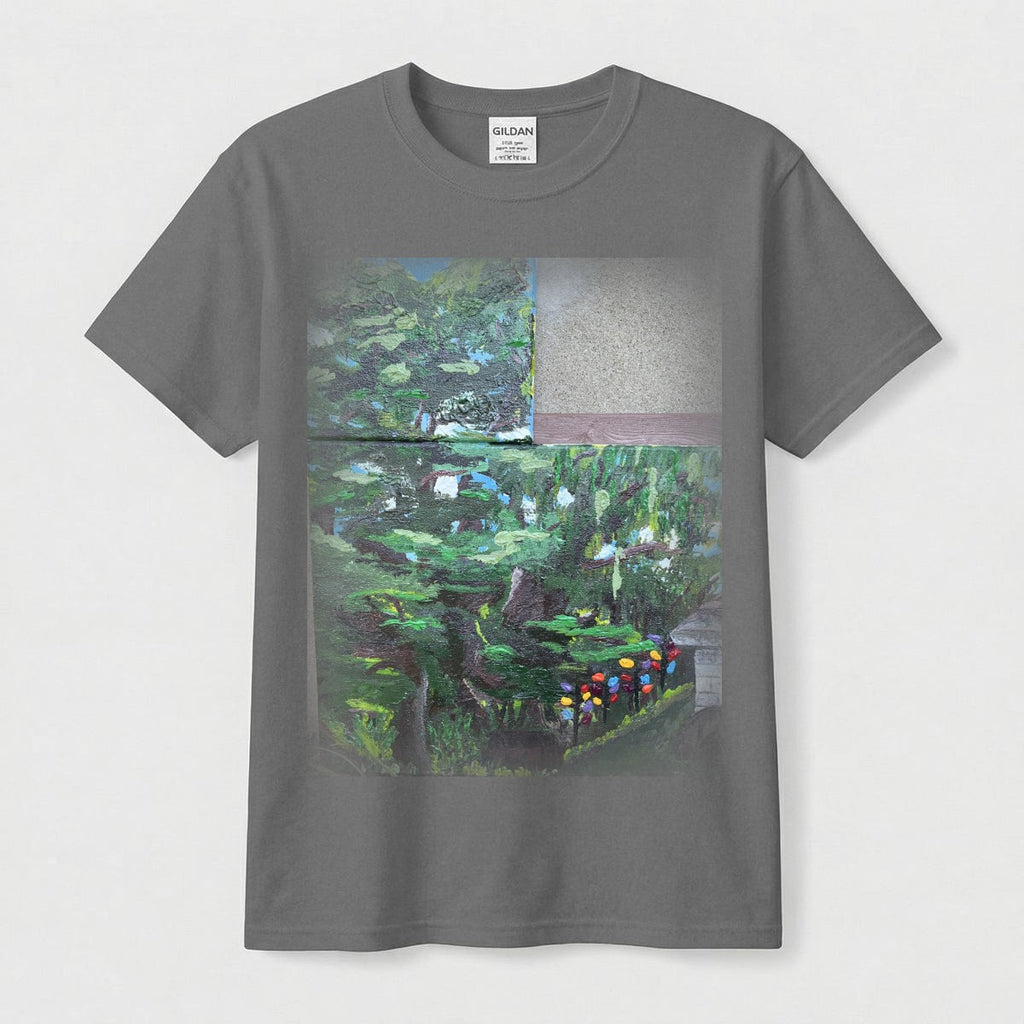 Forest Dots — Feathered Fade Classic Tee