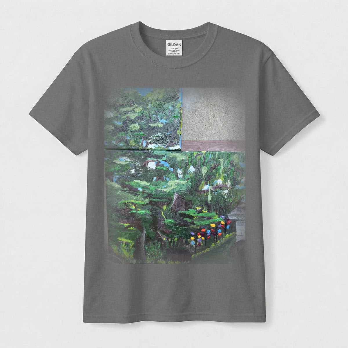 Forest Dots — Feathered Fade Classic Tee