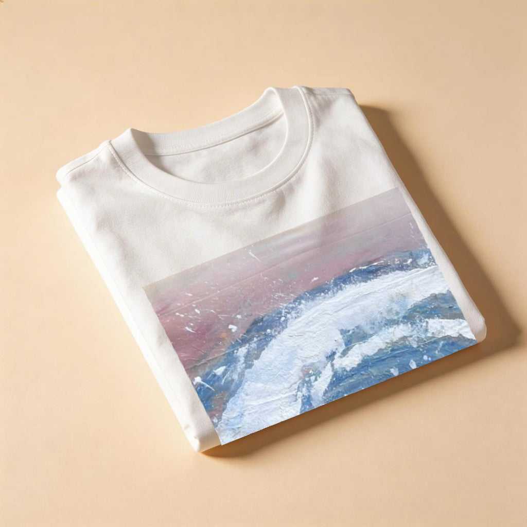 Wave Barrel — Feathered Fade Classic Tee