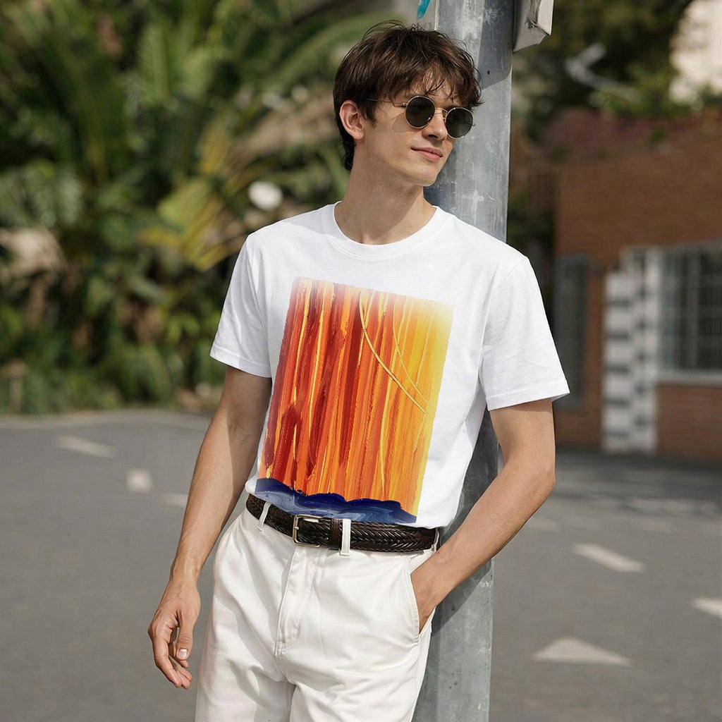Ember Falls — Feathered Fade Classic Tee