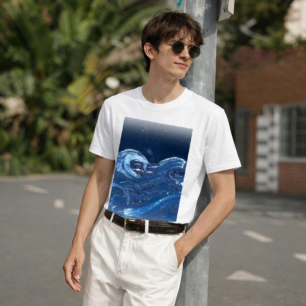 Night Swell — Feathered Fade Classic Tee