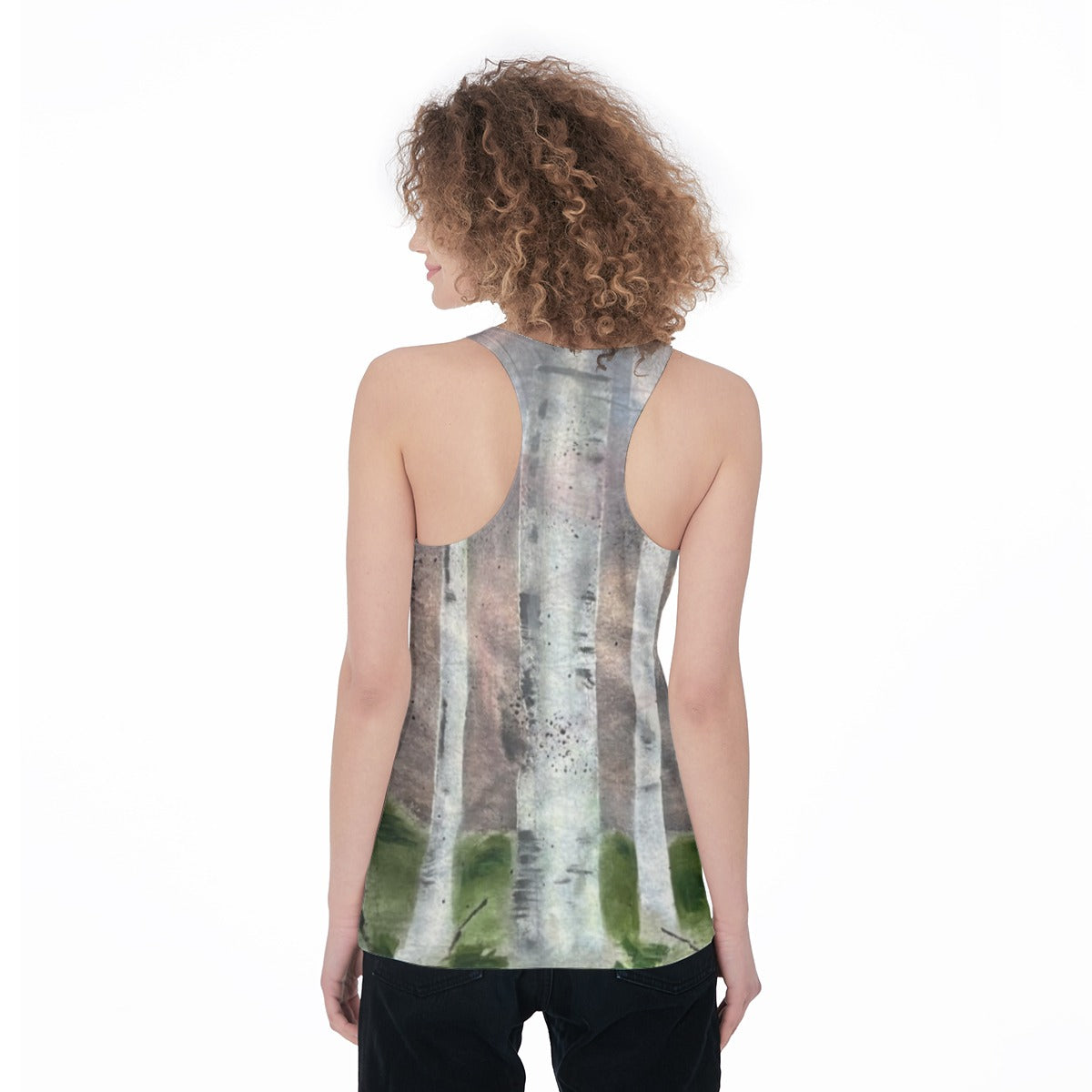 Birch Moonrise — All-Over Print Tank