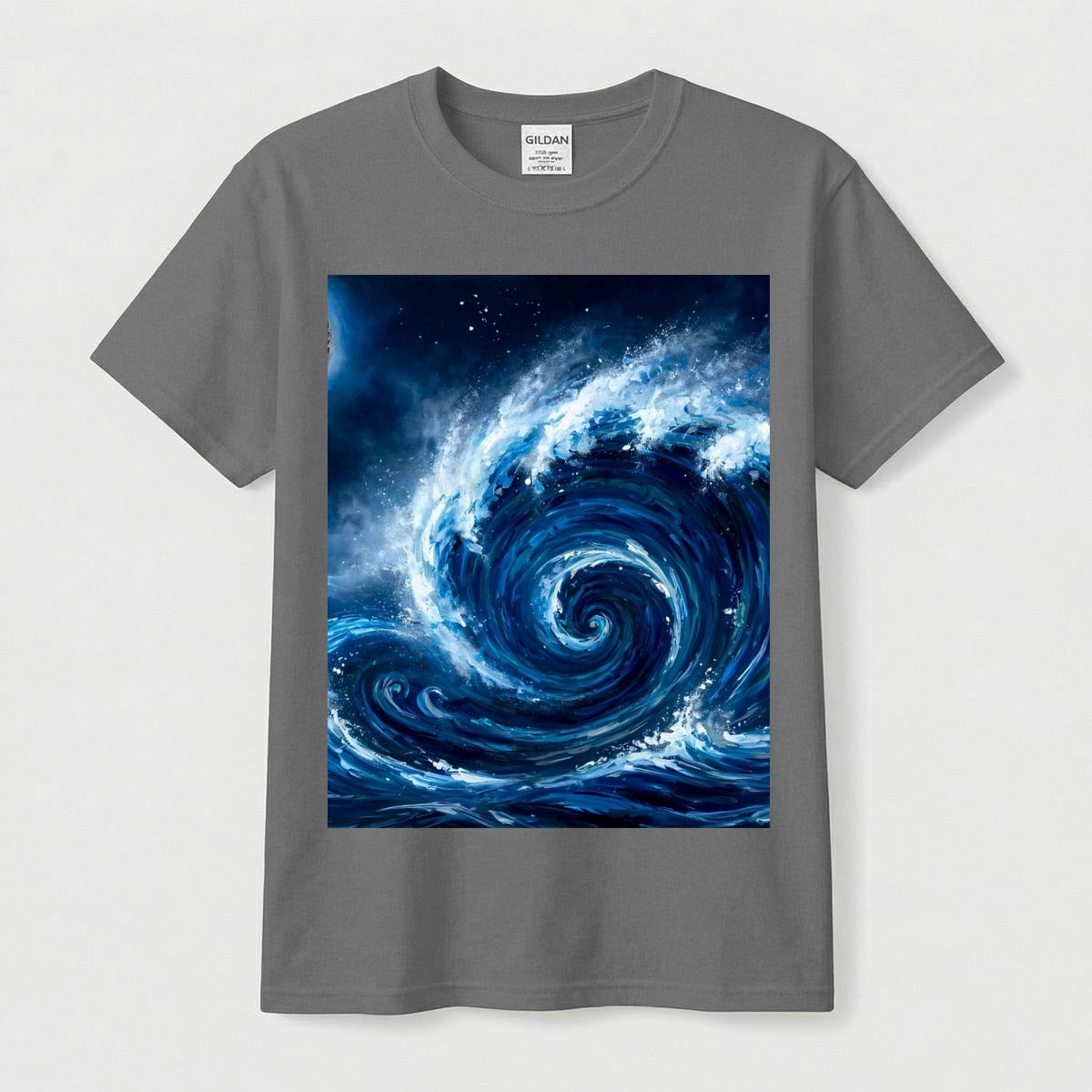 Moonlit Swell (AI-Assisted Remix) — Wave Remix Men's Classic Tee
