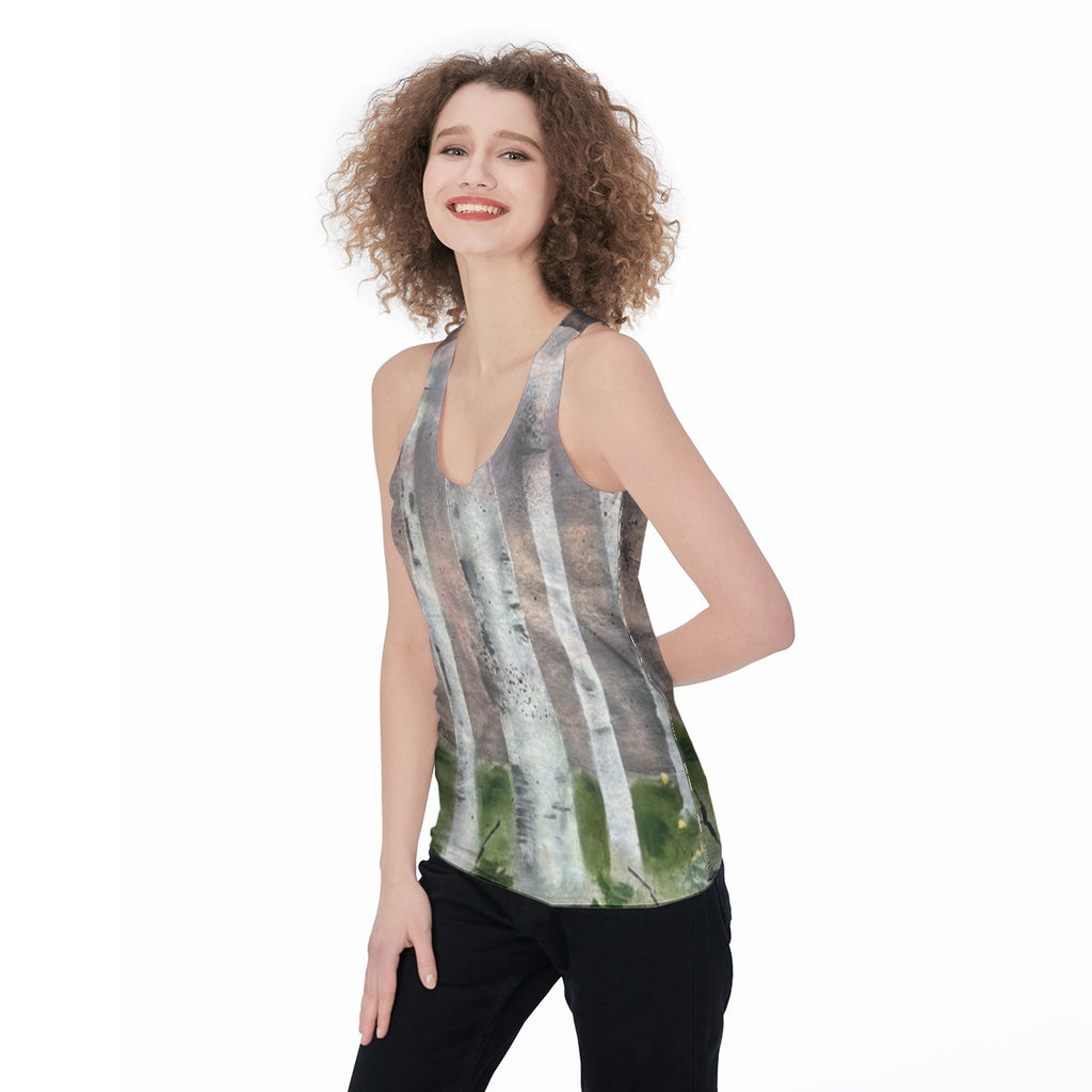 Birch Moonrise — All-Over Print Tank