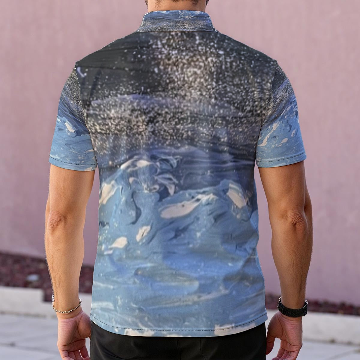 Midnight Surf — Men's Polo Shirt