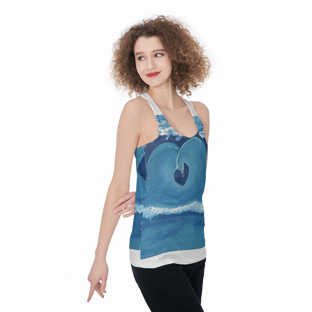 Heart Wave — All-Over Print Tank