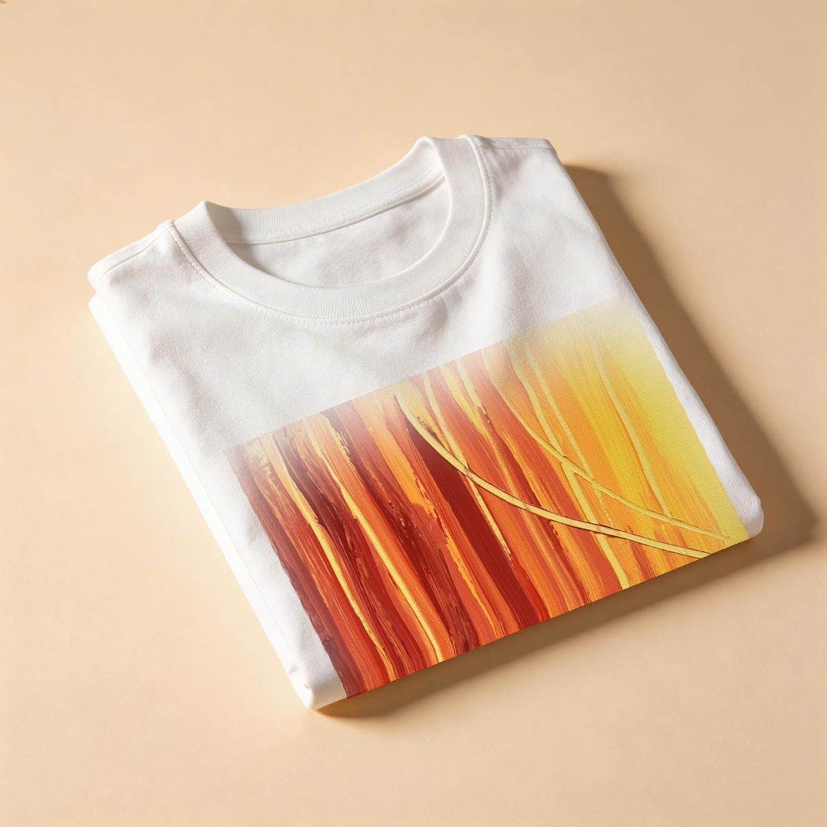 Ember Falls — Feathered Fade Classic Tee