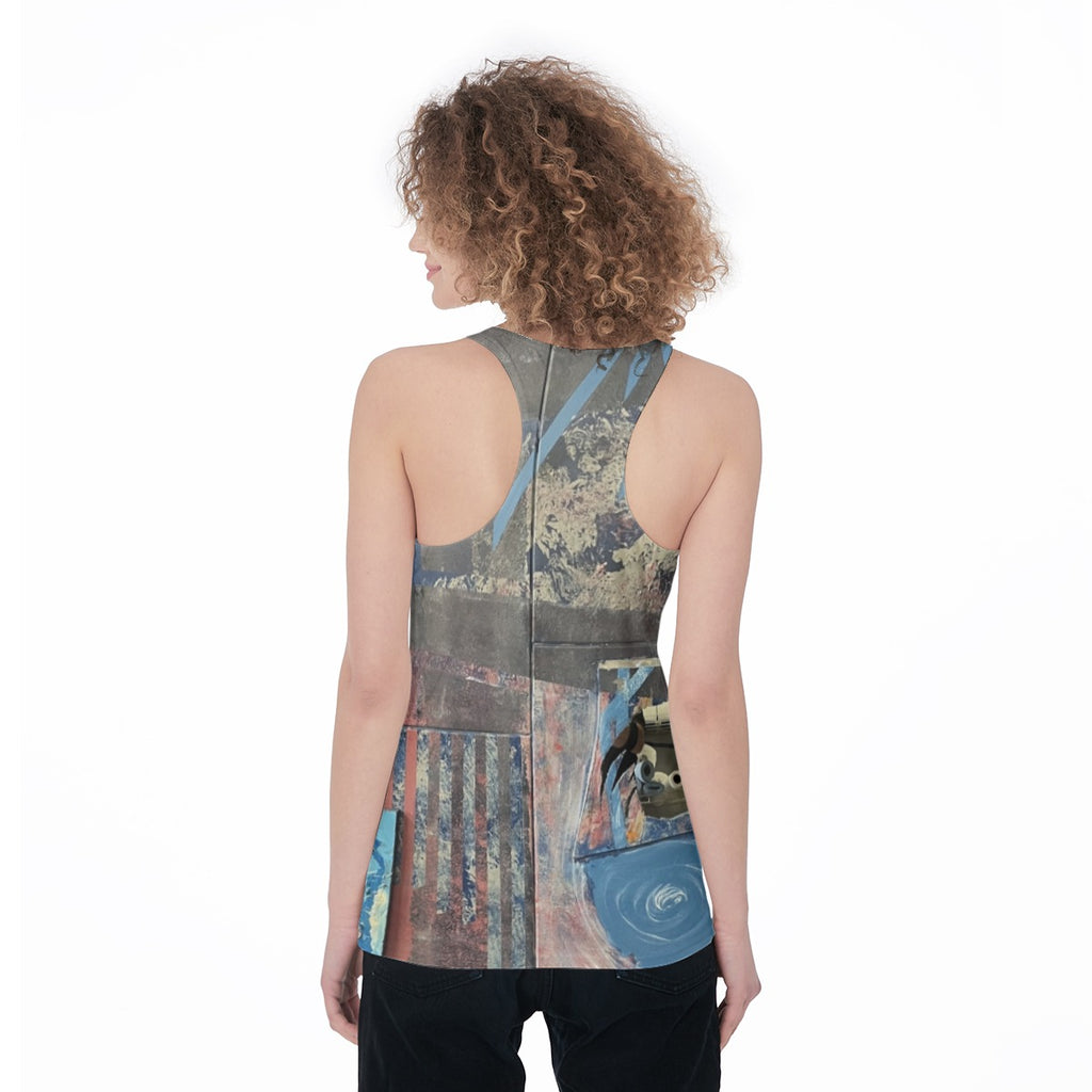 Four Panel Collage — All-Over Print Tank