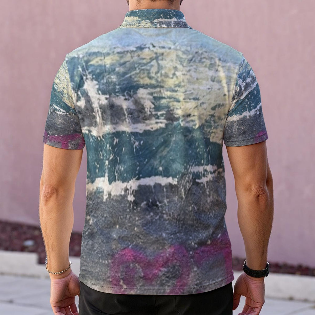 Foam and Stone — Men's Polo Shirt