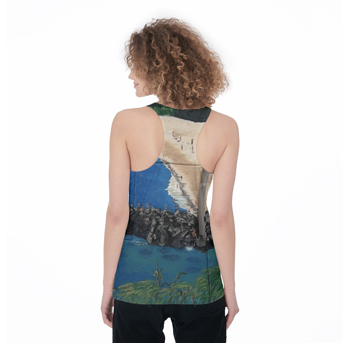 Rock Bay Driftwood — All-Over Print Tank