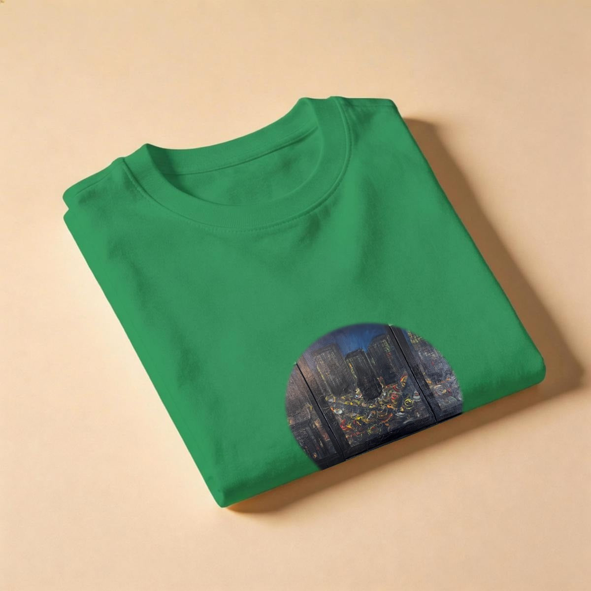 City Don't Sleep — Circle Logo Classic Tee