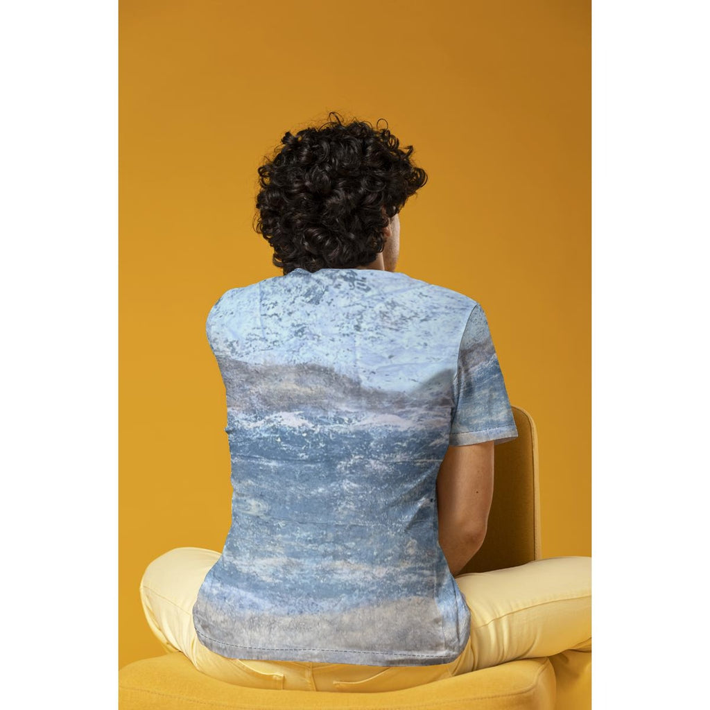 Misty Seascape — All-Over Print Tee