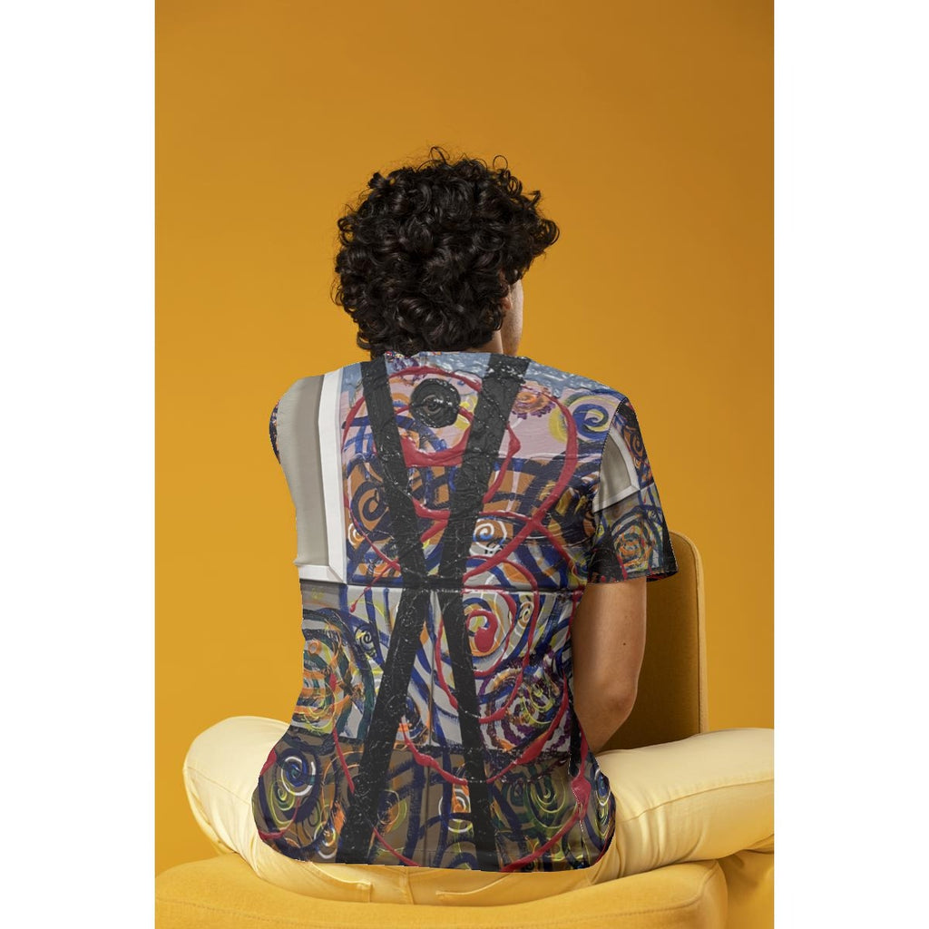 Swirl Cross — All-Over Print Tee