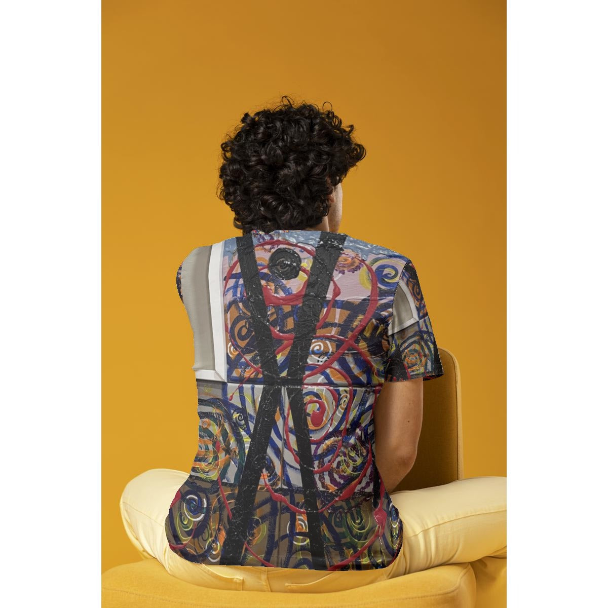 Swirl Cross — All-Over Print Tee
