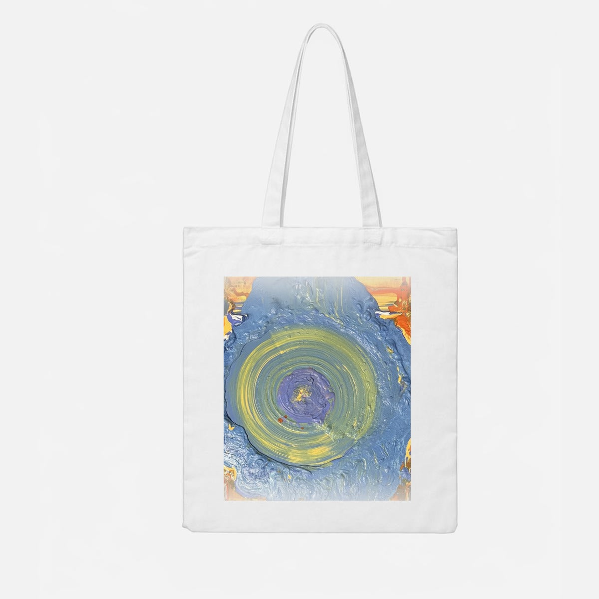 Tidal Eye — Feathered Fade Tote Bag