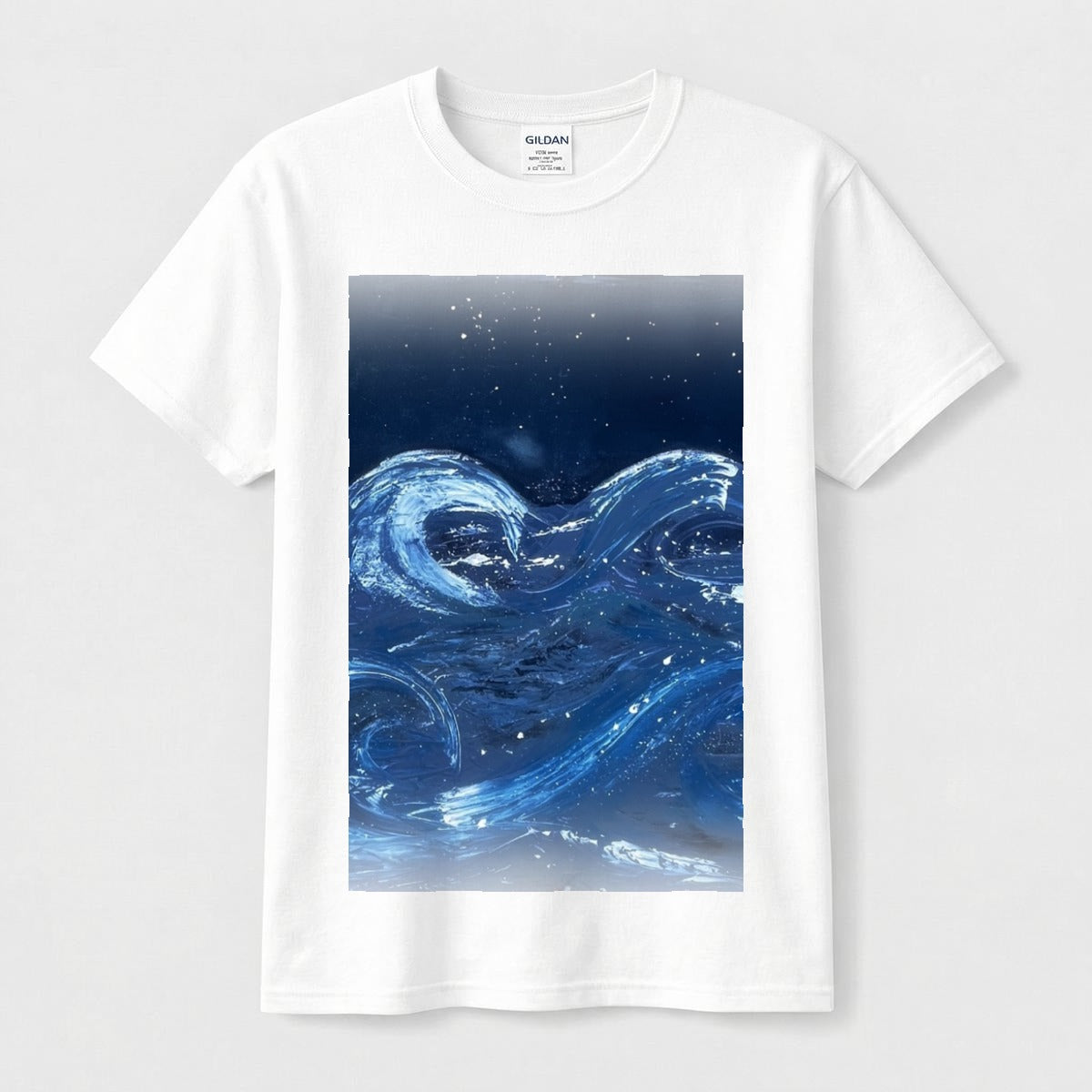 Night Swell — Feathered Fade Classic Tee
