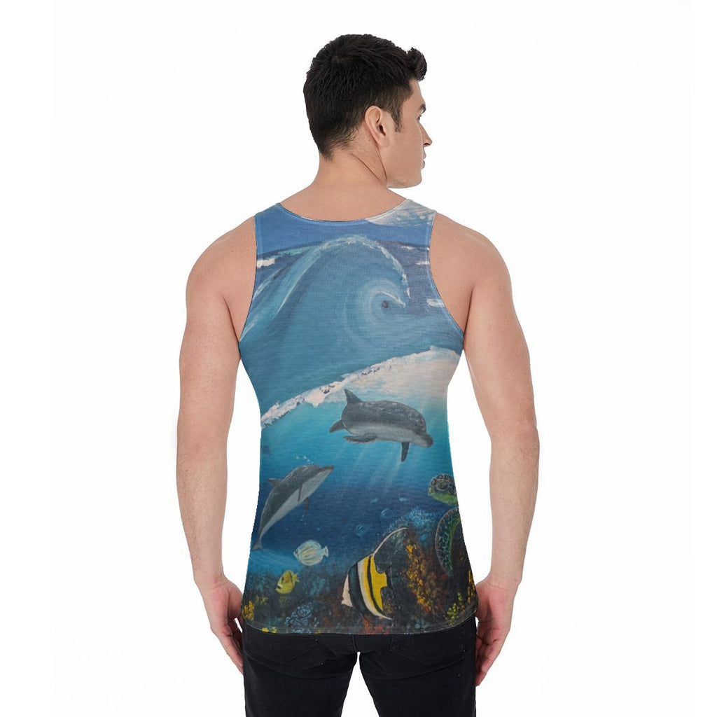 Turtle Beach — All-Over Print Tank