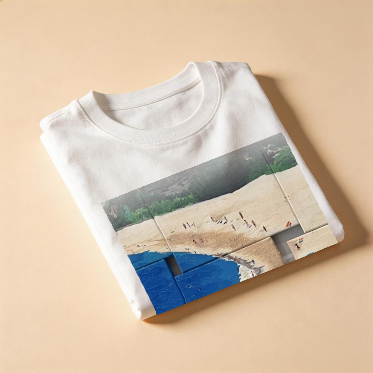 Rock Bay Driftwood — Feathered Fade Classic Tee