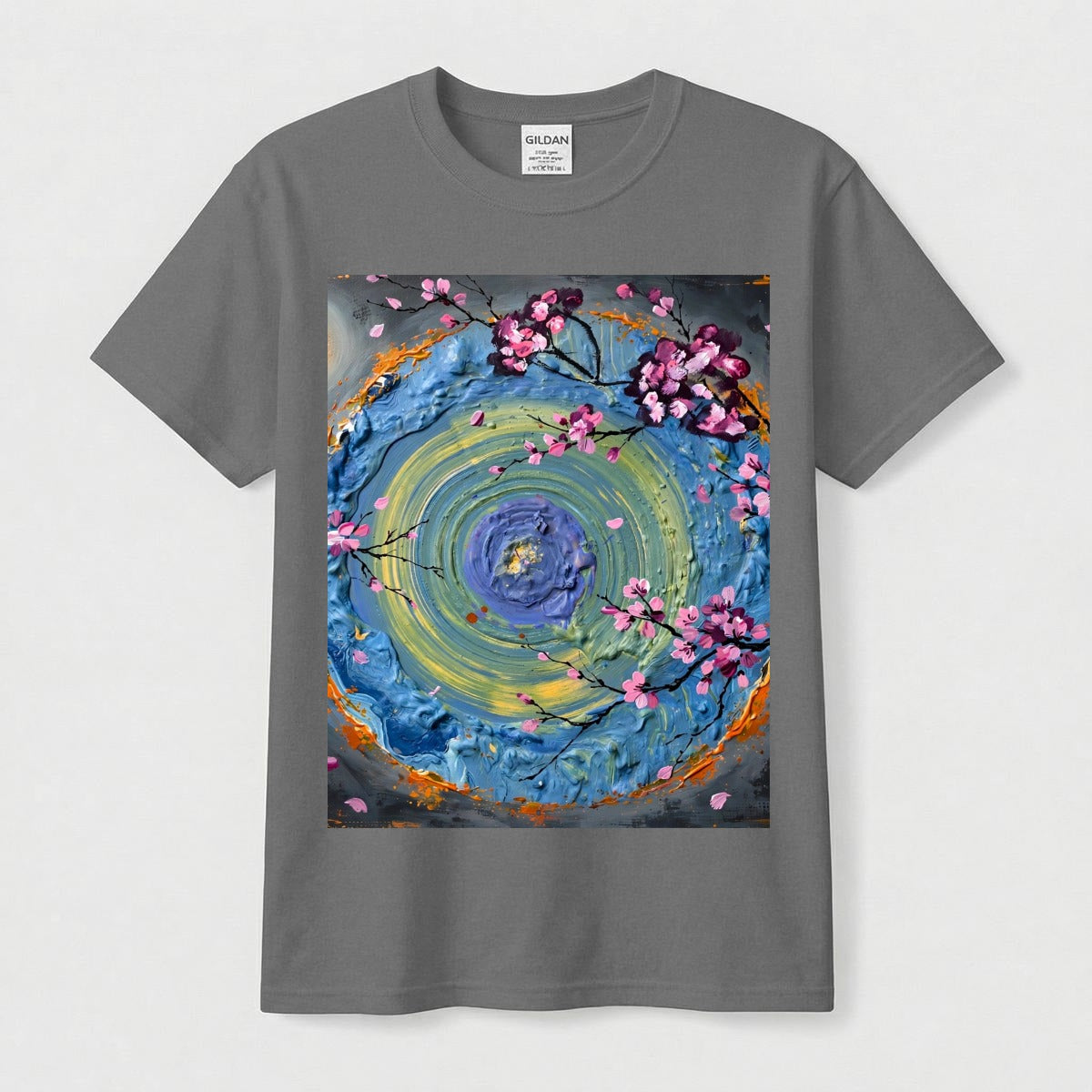 Tidal Blossom (AI-Assisted Remix) — Ocean Remix Men's Classic Tee