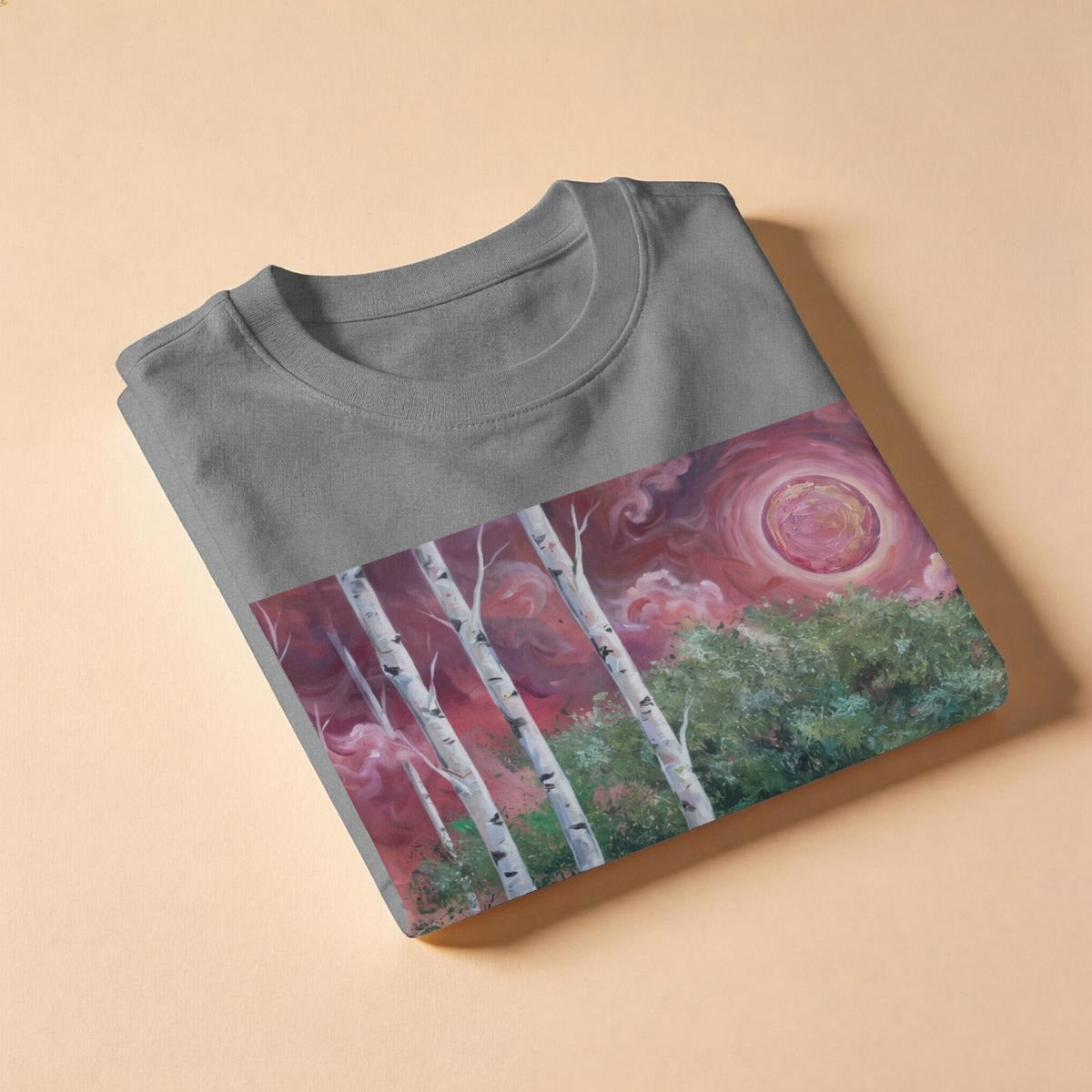 Crimson Grove (AI-Assisted Remix) — Forest Remix Men's Classic Tee