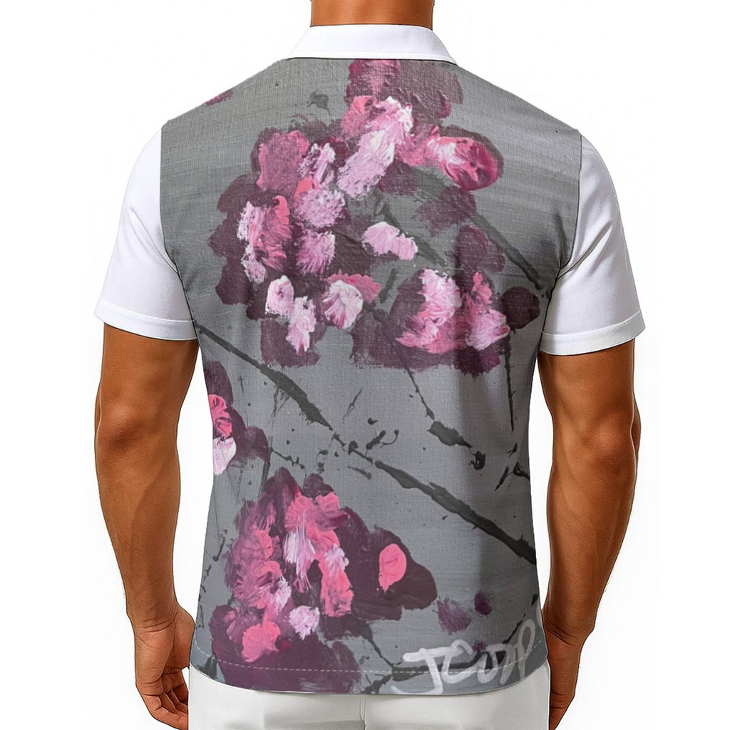 Cherry Blossoms Men's Hawaiian Shirt