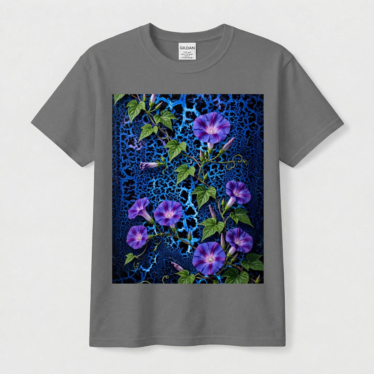 Cobalt Bloom (AI-Assisted Remix) — Bloom Remix Men's Classic Tee