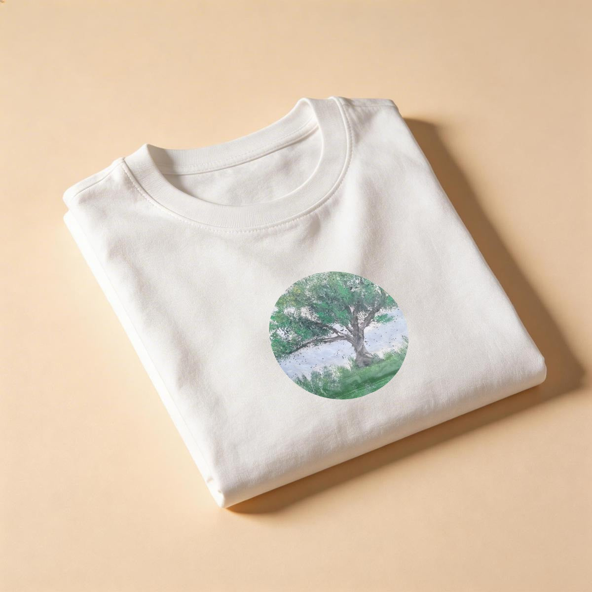 Tree Landscape — Circle Logo Classic Tee