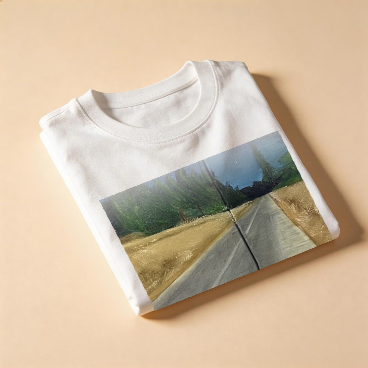 Night Road — Feathered Fade Classic Tee