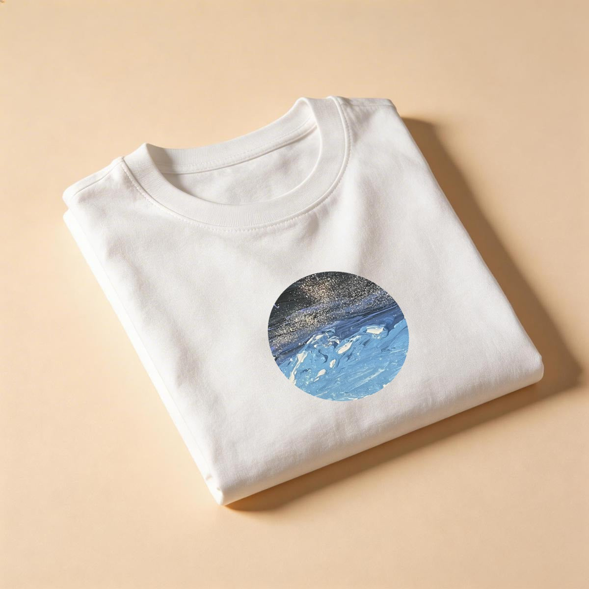 Ocean Waves — Circle Logo Classic Tee