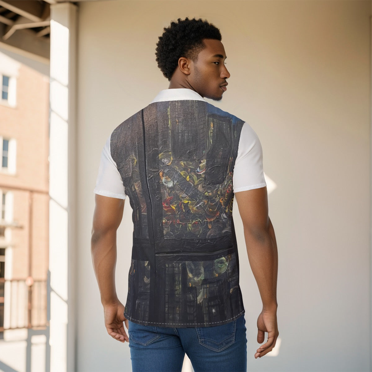 City Don't Sleep Men's Hawaiian Shirt