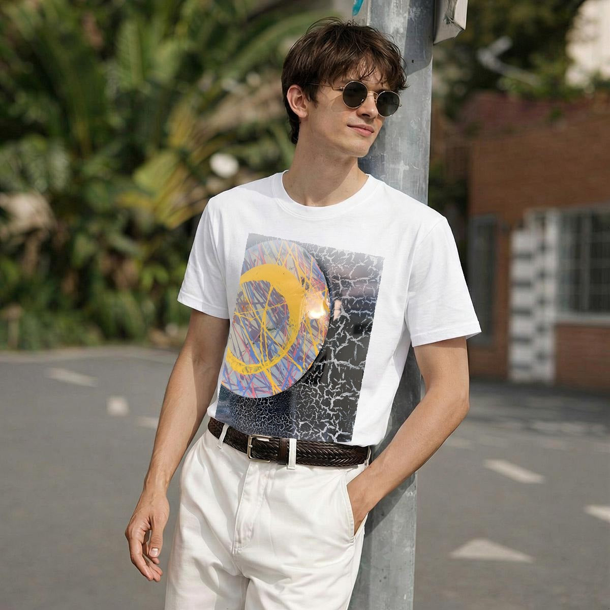 Drip Disc — Feathered Fade Classic Tee