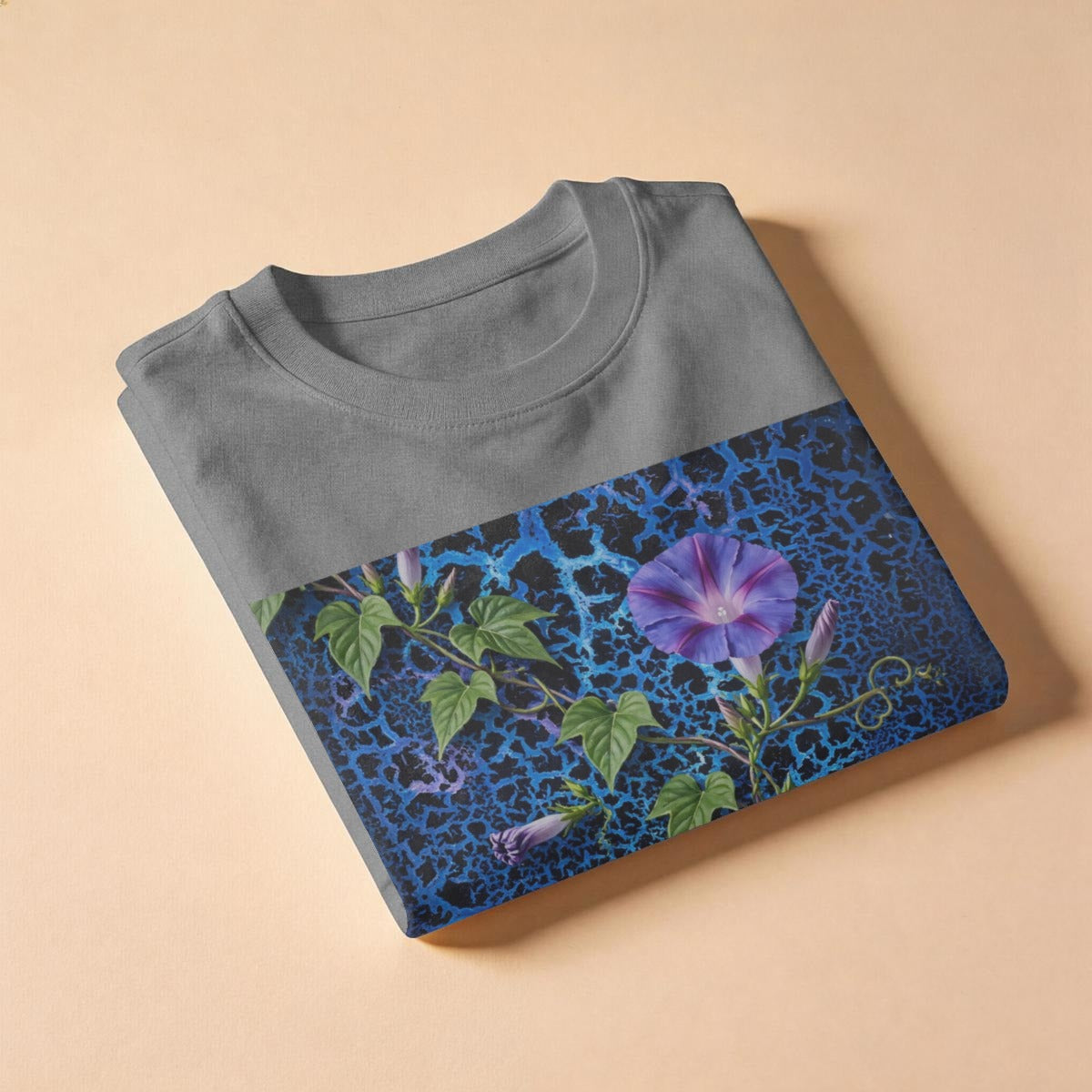 Cobalt Bloom (AI-Assisted Remix) — Bloom Remix Men's Classic Tee