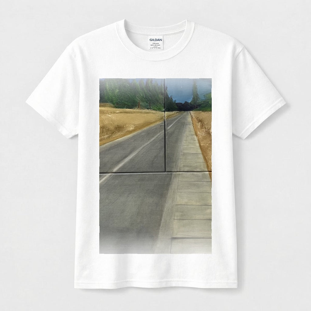 Night Road — Feathered Fade Classic Tee