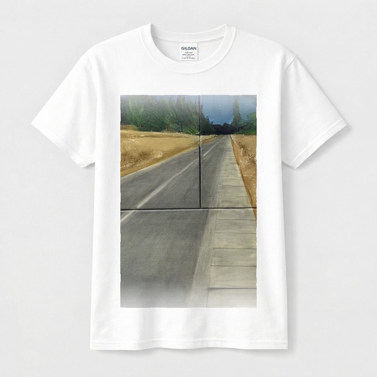 Night Road — Feathered Fade Classic Tee
