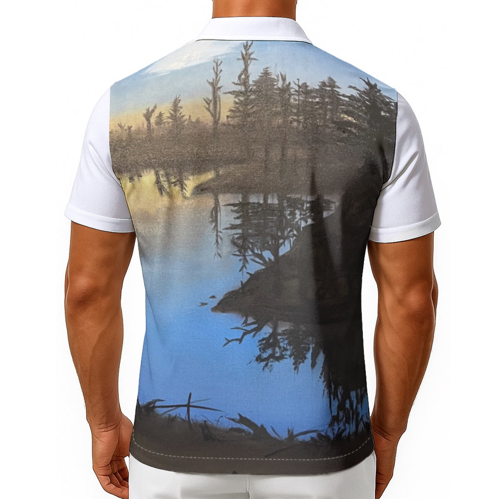 Lake Dawn Men's Hawaiian Shirt