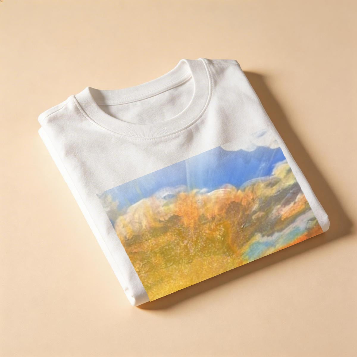 Sunset Breakers — Feathered Fade Classic Tee
