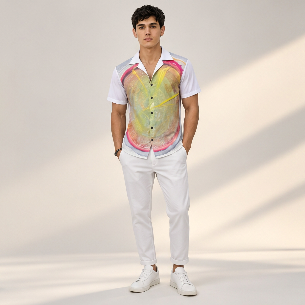 Infiniting Men's Hawaiian Shirt