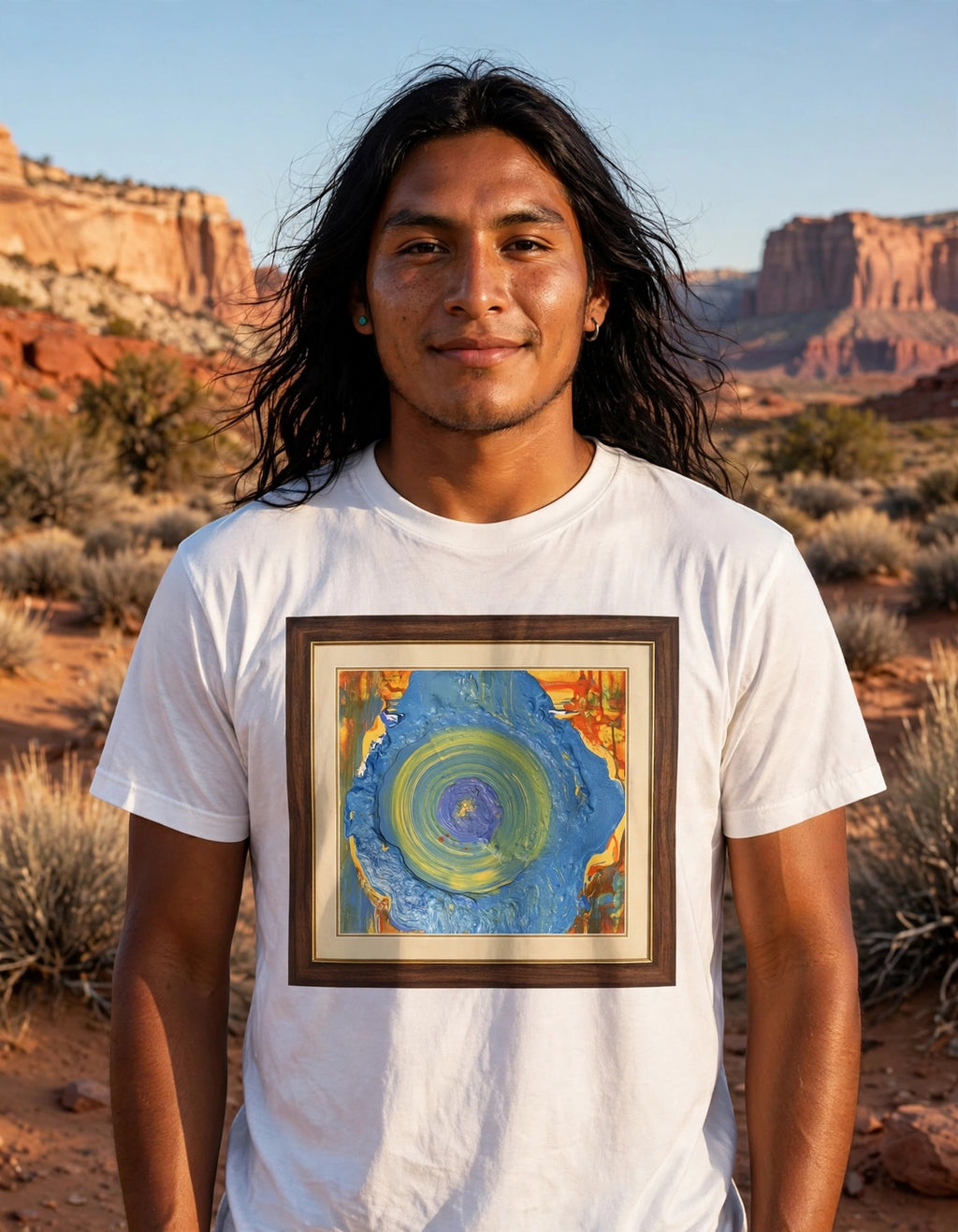 Tidal Eye — Gallery Framed Classic Tee