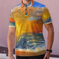 Sunset Breakers — Men's Polo Shirt
